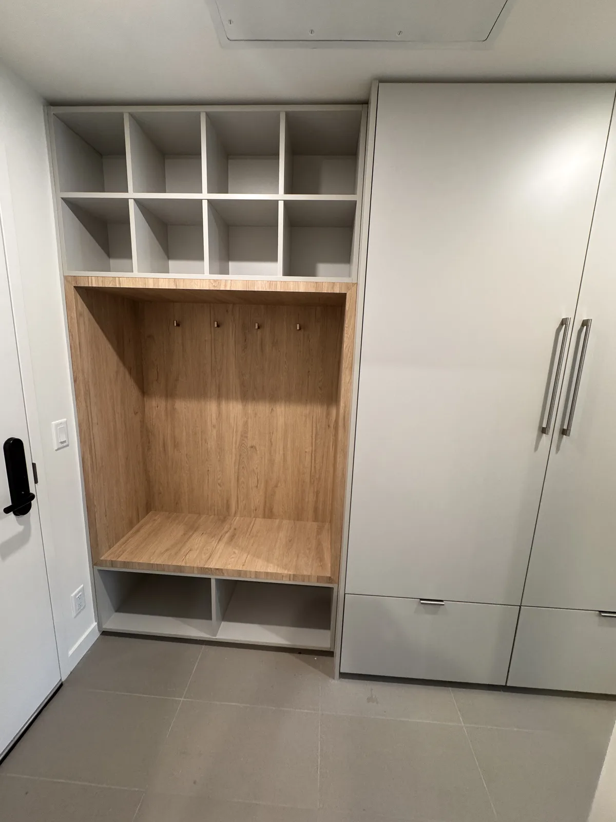 Gear locker just outside your suite door