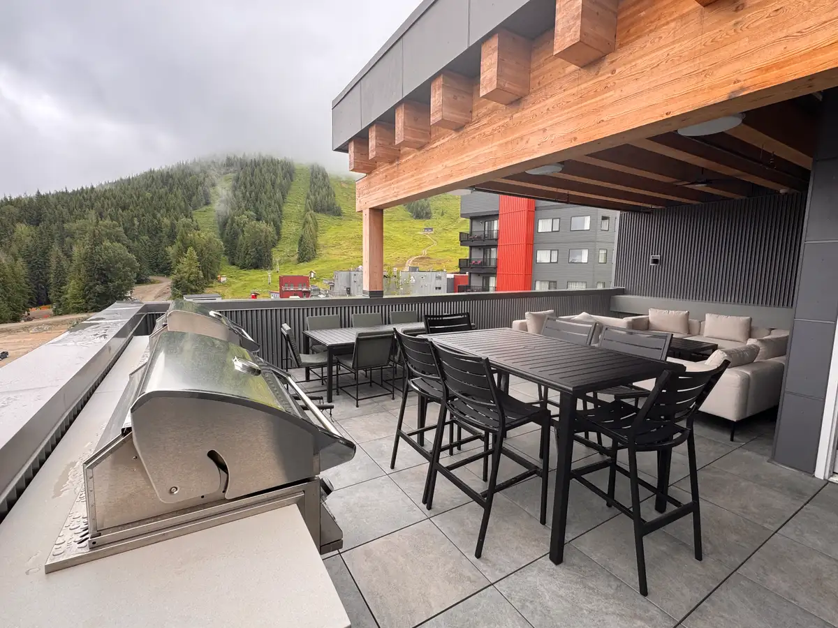 Rooftop lounge at The Crescent